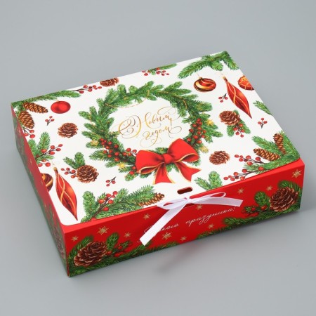 Gift box “Happy New Year!”, 31 x 24.5 x 8 cm, New Year-1