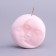 Figure candle "Sun and Moon", 6x2.5 cm, pink