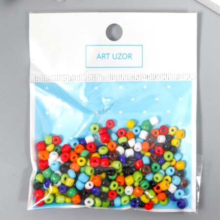 Beads "Assorted Color" 6 mm 20 g-2