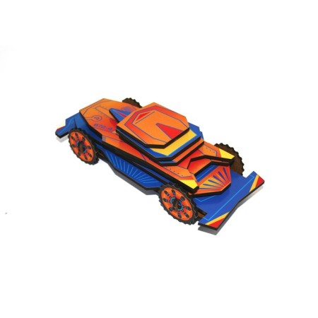 Puzzle - Velcro machine, blue