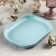 The dish "Clear day", 23 × 18 × 2.5 cm, blue color