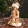 Snow Maiden "Dress with sequins" moves, 30 cm, gold