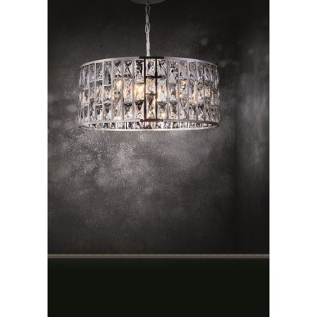 Suspension lamp Maytoni Mod184PL-06CH, 6HE27, 60W, 70x70x23 cm, chromium color-7