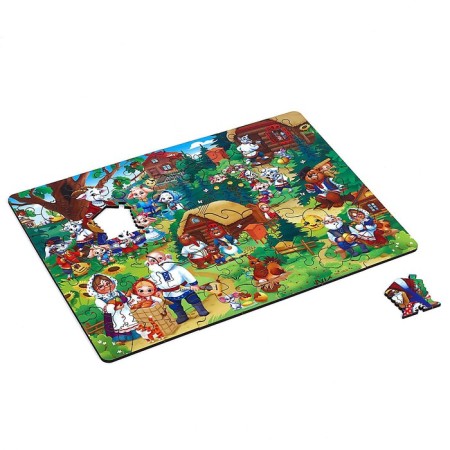 Figure puzzle "Fairytale Journey" + Rebuses-5