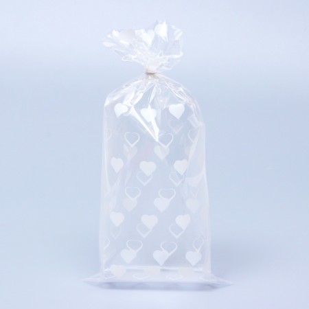Package packing bopp, "heart" 15*30 cm-2