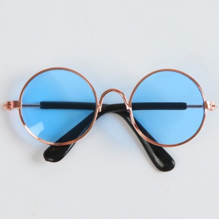 Glasses for toys, blue color