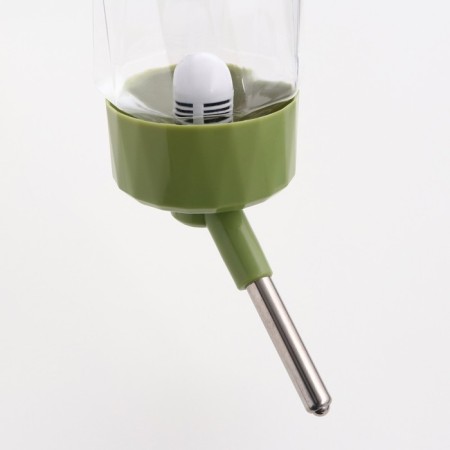 Drill for animals, 750 ml, fastening-spring, green-2