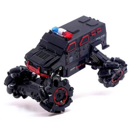 Radio-controlled machine "Jeep-Akobat", 4WD, movement in all directions, batteries, red color-4