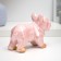 Figure "Bulldog polygonal" pink, 14x19cm