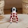 Dymkovo toy "Brown dog" 7 cm