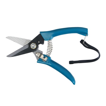 Garden scissors, 7 "(18 cm), with Teflon coating, plastic handles, Greengo-12