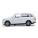 Metal jeep machine, inertial, scale 1:43, white color