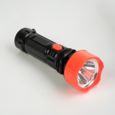 Manual battery, 1 LED, 16.5 x 5.7 x 5.7, from the network, red-black