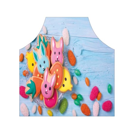 Apron kitchen with a photo print "Sweet holiday", adjustable, size OS-2
