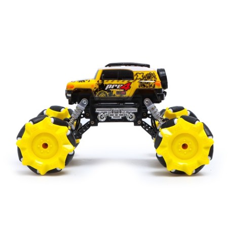 Radio controlled machine Drift, Monster Truck, drift, 4WD, battery, yellow color-1