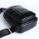Sling bag, artificial leather, black color