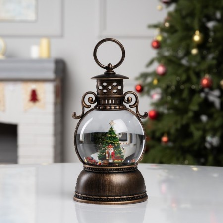 Figure LED "Nutcracker", 20x10.5 cm, music, aah3, USB, glow warm white-1
