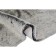 ATLAS rug, size 60x100 cm, black color