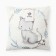 Case on the pillow Ethel "Gray Cat", 40*40 cm, 100 p/e, velor