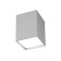 Ceiling light mantra kailua, GU10, 1x12W, 90x90x120 mm, silver color