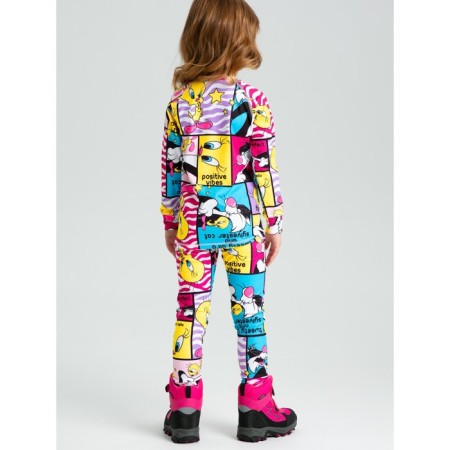 Thermal complex for girls: trousers, sweatshirt, height 116 cm-2