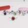 Children's ring "chosen" flower shine, color mix