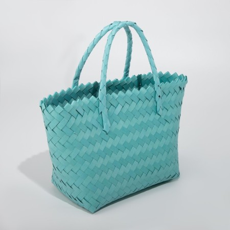 Bag Female Tout without fasteners, blue color-1