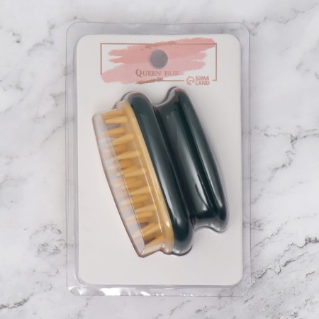 Brush - head washing massage, 10 × 6 × 6.2 cm, in a blister, color mix-11