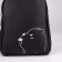 Bag over the shoulder bee Bear with lightning, black color