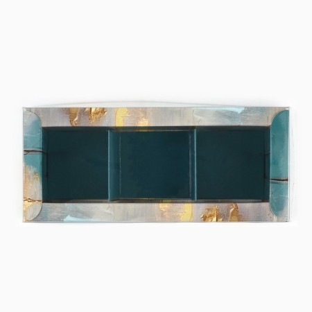 Box for 3 sweets with cells "Texture", 14.5 x 6 x 3 cm-2