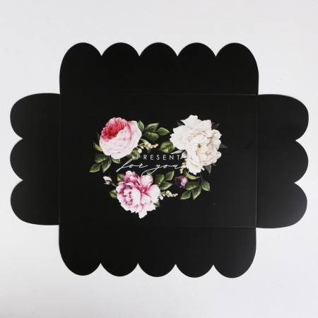 Cookie box, confectionery packaging with PVC lid, Present, 20 x 30 x 8 cm-4