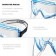 Glasses protective bison of panorama shield 110233, closed type, polycarbonate, ventilation