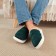 Male slippers, size 40-41, green color