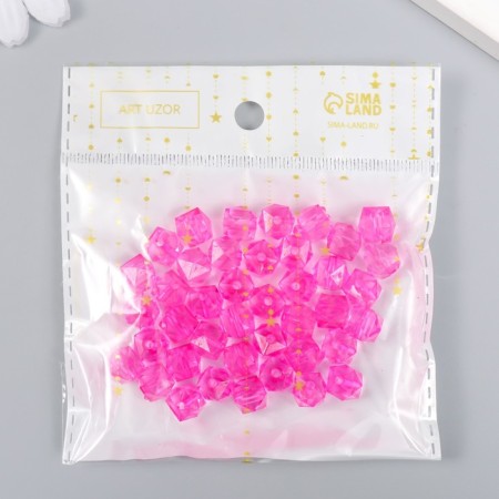 Busins ​​Plastic "Crystal Multicurler. Fuchsia" Transparent set 20 g 1x1x1 cm-3