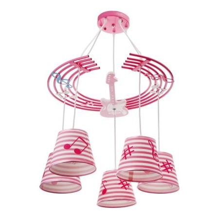 Chandelier 86204/5 E27 40W Pink 59x54x27-107 cm Bayerlux