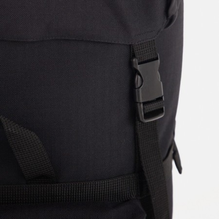 Tourist backpack, 80 liters, screed, 4 outer pockets, huntsman, black color-4