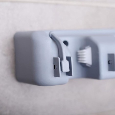 Holder for harvesting inventory with hooks of a share, 26 × 6 × 10 cm, color gray color-4