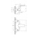 Shower mixer rush fiji fi1835-63, single-rowing, mounted in the wall, chrome