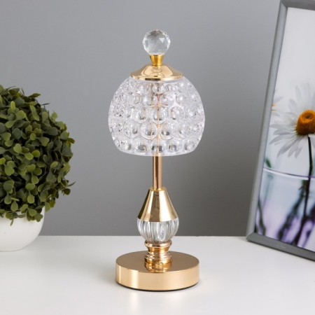 Table lamp sensory "Bailey" LED 10W battery gold 11x11x34.5 cm