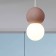 Suspended chandelier Mantra Galaxia, E27, 1x20W, 210 mm, white color