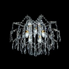 Crystal Crystal Economic light 15545/5+5cr+CL WTLED, 5X40W, E14, 31x50x50 cm, chromium color