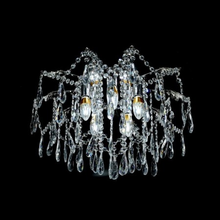 Crystal Crystal Economic light 15545/5+5cr+CL WTLED, 5X40W, E14, 31x50x50 cm, chromium color