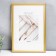 Photo frame plastic "Mira" 20x30 cm gold (plastic screen)