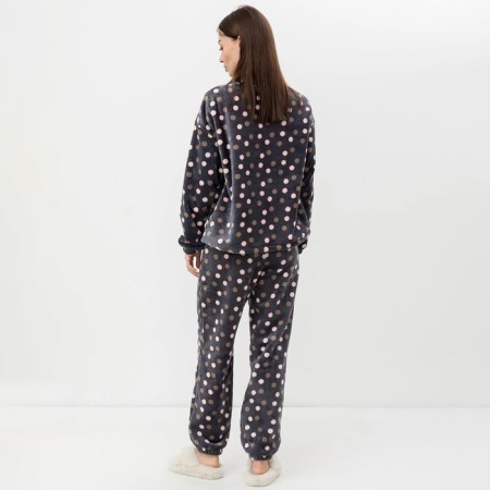 Home female set (jumper, trousers), gray color, size 44-2