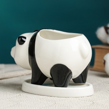 Panda Panda Panda 15x8x9cm, White-2