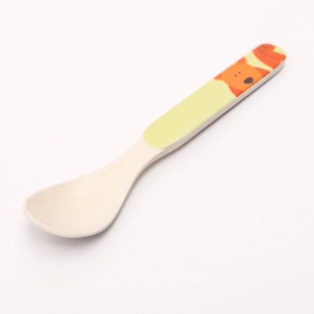 Spoon for feeding, bamboo, color mix-11