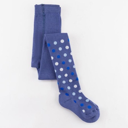 Baby tights with plush followed, jeans color, height 110-116 (17-18)