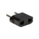 The adapter is flat, 6 A, 220 V, black, 1 pc.