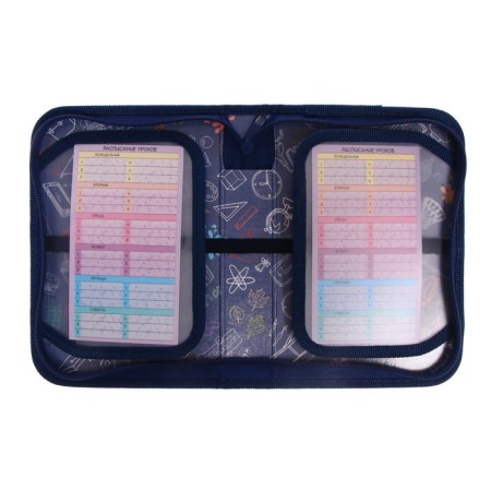 Penal 1 section, 140 x 200 x 40 mm, 2 folding strips, fabric, PCT 09-20-1 "Moto Neon"-4