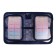 Penal 1 section, 140 x 200 x 40 mm, 2 folding strips, fabric, PCT 09-20-1 "Moto Neon"